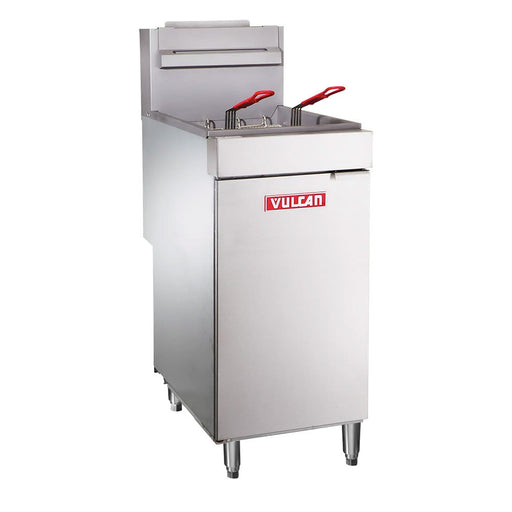 Vulcan LG500 Gas Fryer - (1) 70 Lb Vat, Floor Model, Liquid Propane-cityfoodequipment.com