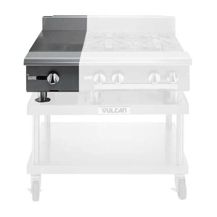 Vulcan V112H 12" Gas Range Top W/ (1) Hot Top - Modular, Natural Gas-cityfoodequipment.com