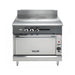 Vulcan V1FT36B 36" Gas Range W/ French Top & Storage Base, Liquid Propane-cityfoodequipment.com