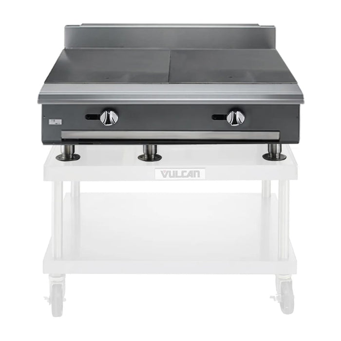 Vulcan V236H 36" Gas Range Top W/ (2) Hot Tops - Modular, Natural Gas-cityfoodequipment.com