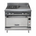 Vulcan V2BG18S 36" 2 Burner Gas Range W/ Griddle & Standard Oven, Liquid Propane-cityfoodequipment.com