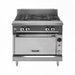Vulcan V2BG8TC 36" 2 Burner Gas Range W/ Griddle & Convection Oven, Natural Gas-cityfoodequipment.com