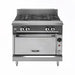 Vulcan V2FT36C 36" Gas Range W/ (2) French Tops & Convection Oven, Liquid Propane-cityfoodequipment.com