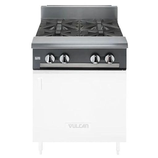 Vulcan V4B24 24" 4 Burner Gas Range Top - Modular, Natural Gas-cityfoodequipment.com