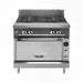 Vulcan V4B36B 36" 4 Burner Gas Range W/ Storage Base, Natural Gas-cityfoodequipment.com