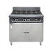 Vulcan V6B36B 36" 6 Burner Gas Range W/ Storage Base, Natural Gas-cityfoodequipment.com