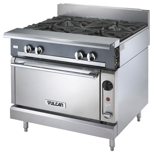 Vulcan V6B36S 36" 6 Burner Gas Range W/ Standard Oven, Natural Gas-cityfoodequipment.com