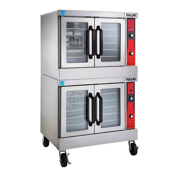 Vulcan VC44ED Double Full Size Electric Convection Oven - 12.5 Kw, 240v/3ph-cityfoodequipment.com