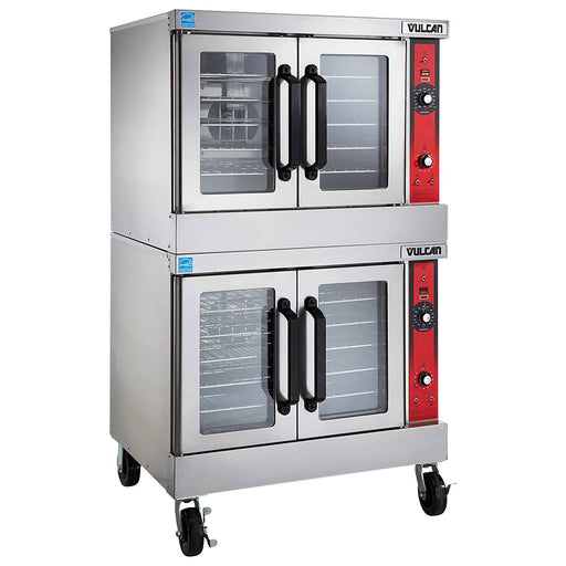 Vulcan VC66EC Double Full Size Electric Convection Oven - 12.5 Kw, 240v/1ph-cityfoodequipment.com