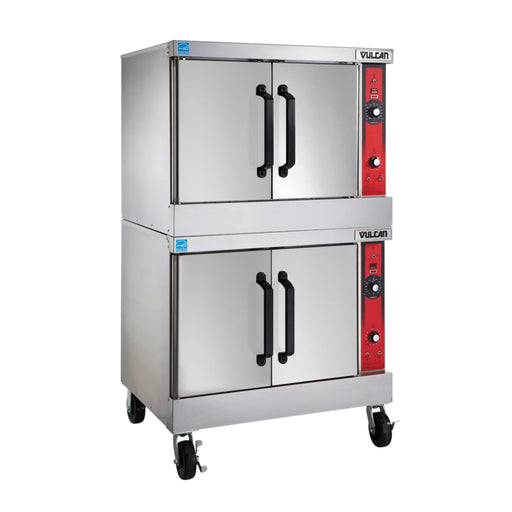 Vulcan VC66ED Bakery Depth Double Full Size Electric Convection Oven - 12.5 Kw, 208v/3ph-cityfoodequipment.com