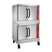 Vulcan VC66ED Bakery Depth Double Full Size Electric Convection Oven - 12.5 Kw, 208v/3ph-cityfoodequipment.com