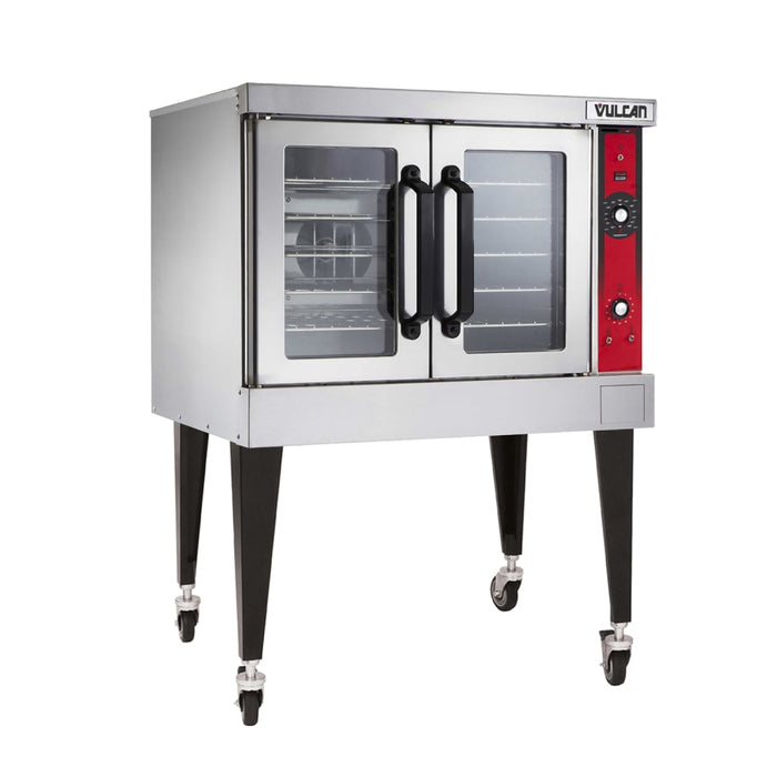 Vulcan VC6ED Bakery Depth Single Full Size Electric Convection Oven - 12.5 Kw, 208v/3ph-cityfoodequipment.com