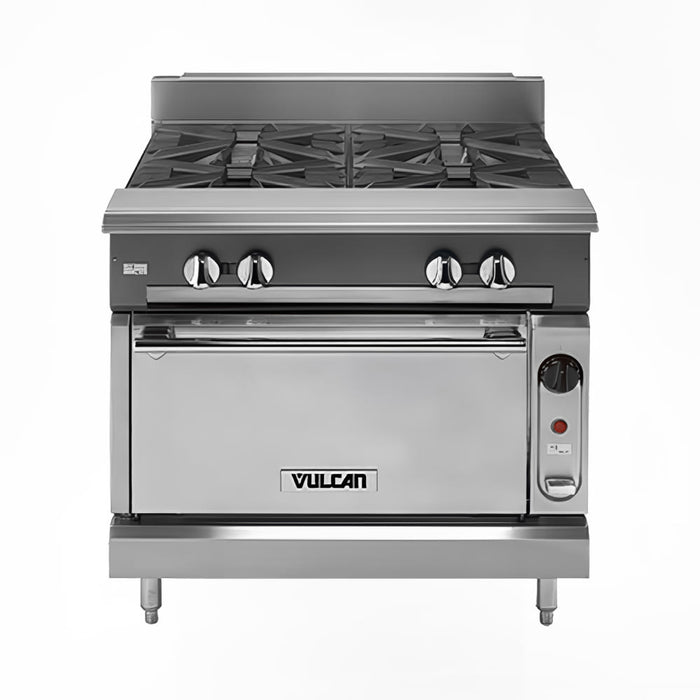 Vulcan VCBB18B 18" Gas Range W/ Charbroiler & Storage Base, Natural Gas-cityfoodequipment.com