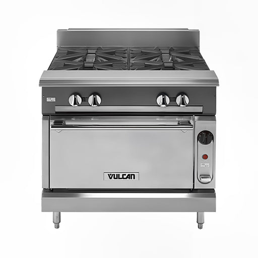 Vulcan VCBB36C 36" Gas Range W/ Charbroiler & Convection Oven, Liquid Propane-cityfoodequipment.com