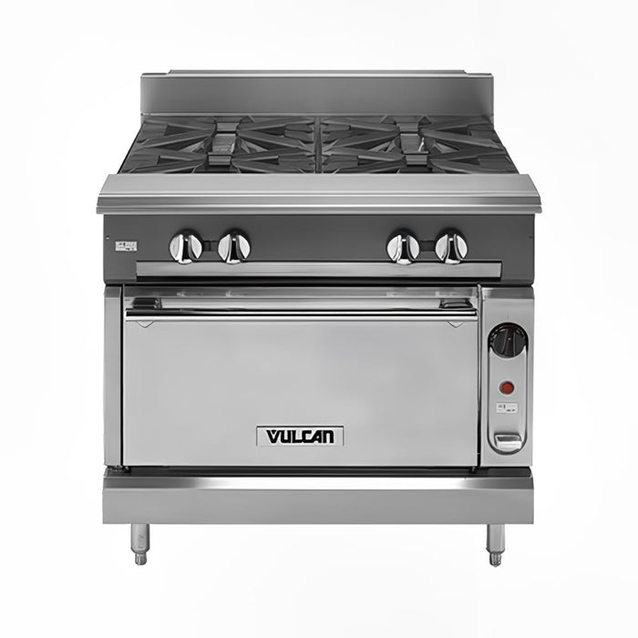Vulcan VCBB36C 36" Gas Range W/ Charbroiler & Convection Oven, Liquid Propane-cityfoodequipment.com