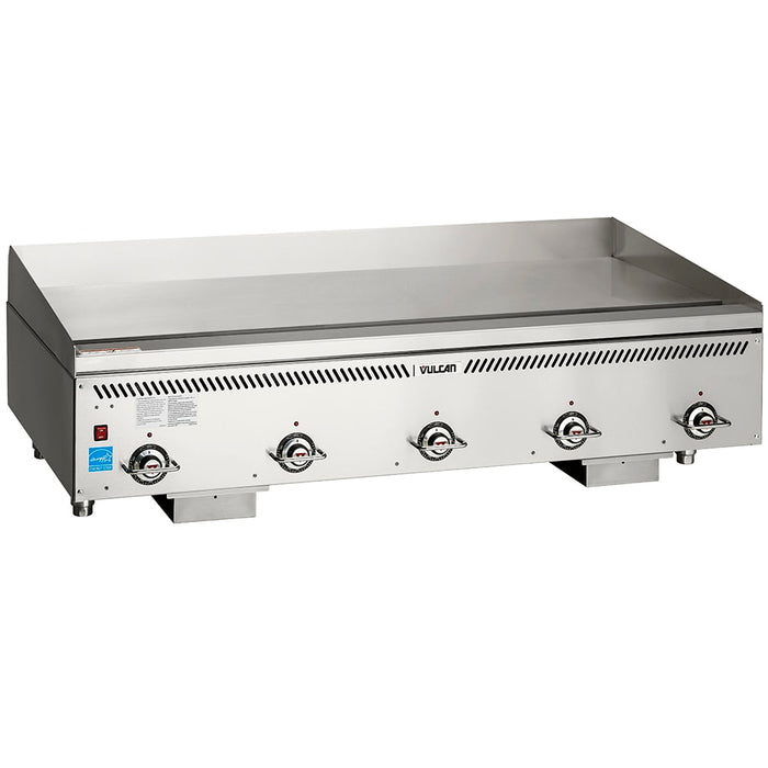 Vulcan VCCG60-IR 60" Gas Griddle W/ Thermostatic Controls - 1" Chrome Plate, Liquid Propane-cityfoodequipment.com