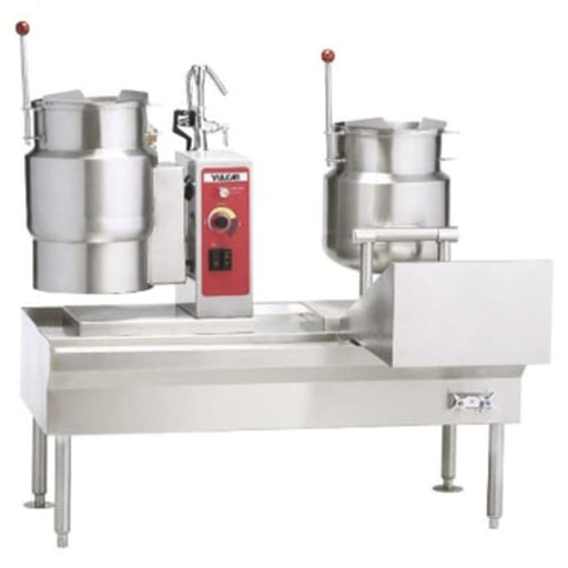 Vulcan VEKT26/6 6 Gal Steam Kettle - Manual Tilt, 2/3 Jacket, 208v/1ph-cityfoodequipment.com
