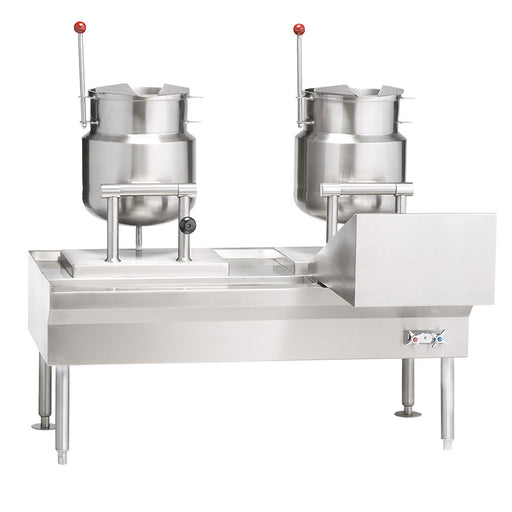 Vulcan VEKT50/66 (2) 6 Gal Steam Kettles - Manual Tilt, 2/3 Jacket, 208v/3ph-cityfoodequipment.com