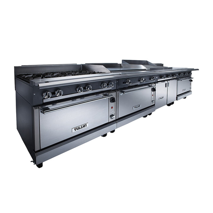 Vulcan VGT24B 24" Gas Range W/ Griddle & Storage Base, Liquid Propane-cityfoodequipment.com