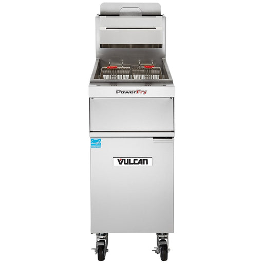 Vulcan 1TR45AF Gas Fryer - (1) 50 Lb Vat, Floor Model, Liquid Propane-cityfoodequipment.com