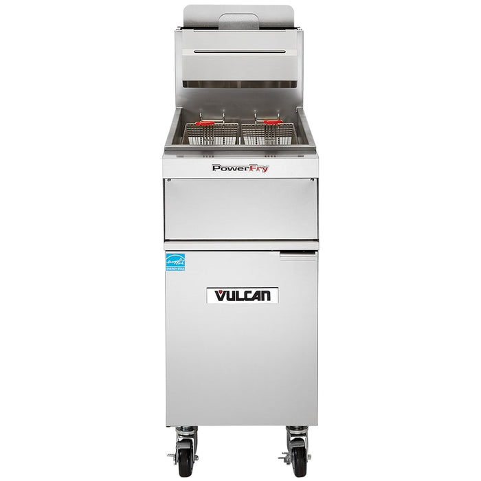 Vulcan 1TR45AF Gas Fryer - (1) 50 Lb Vat, Floor Model, Liquid Propane-cityfoodequipment.com