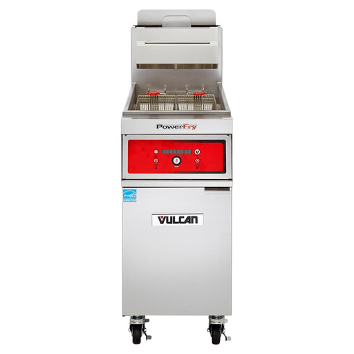 Vulcan 1TR85CF Gas Fryer - (1) 90 Lb Vat, Floor Model, Liquid Propane-cityfoodequipment.com