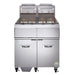 Vulcan 2GR65MF Gas Fryer - (2) 70 Lb Vats, Floor Model, Natural Gas-cityfoodequipment.com