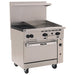 Vulcan 36S-2B24G 36" 2 Burner Gas Range W/ Griddle & Standard Oven, Liquid Propane-cityfoodequipment.com