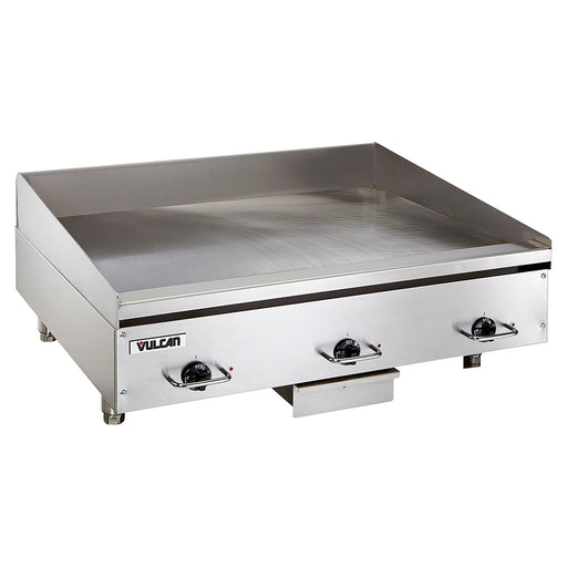 Vulcan HEG36E 36" Electric Griddle W/ Thermostatic Controls - 1/2" Steel Plate, 240v/3ph-cityfoodequipment.com