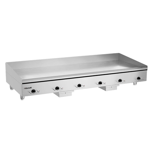 Vulcan HEG72E 72" Electric Griddle W/ Thermostatic Controls - 3/4" Steel Plate, 208v/1ph-cityfoodequipment.com