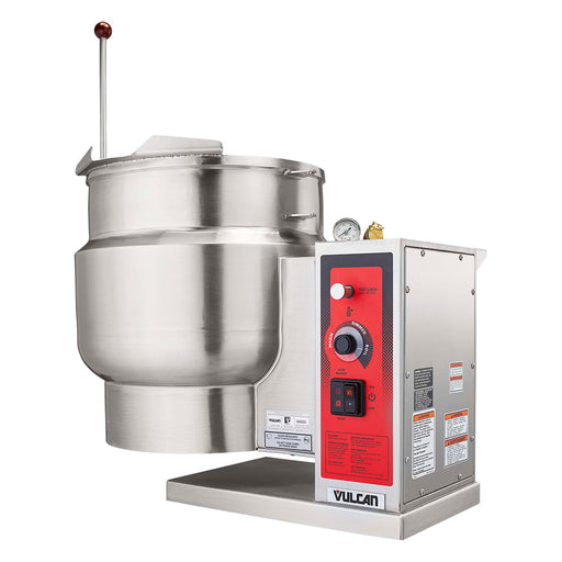 Vulcan K12ETT 12 Gal. Steam Kettle - Manual Tilt, 2/3 Jacket, 208v/1ph-cityfoodequipment.com