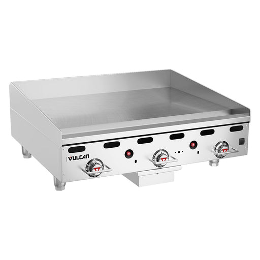 Vulcan MSA36 36" Gas Griddle W/ Thermostatic Controls - 1" Steel Plate, Liquid Propane-cityfoodequipment.com