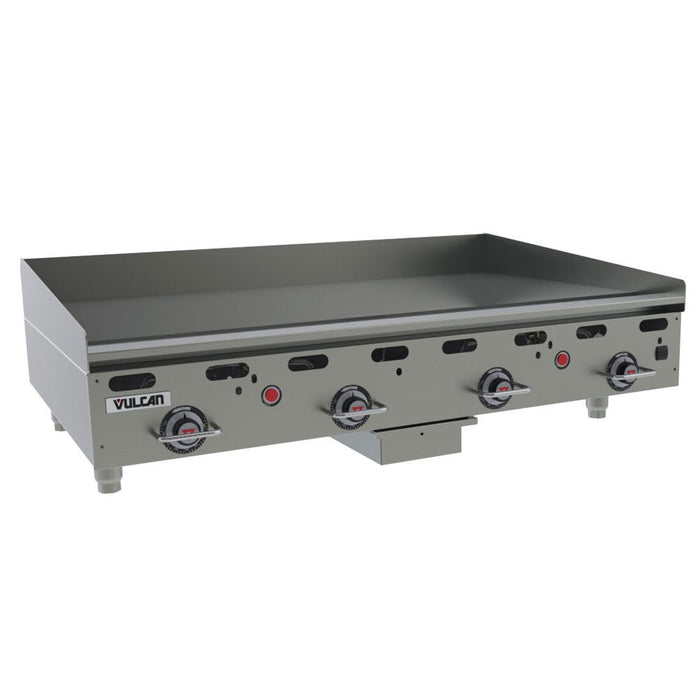 Vulcan MSA48-30 48" Gas Griddle W/ Thermostatic Controls - 1" Steel Plate, Liquid Propane-cityfoodequipment.com
