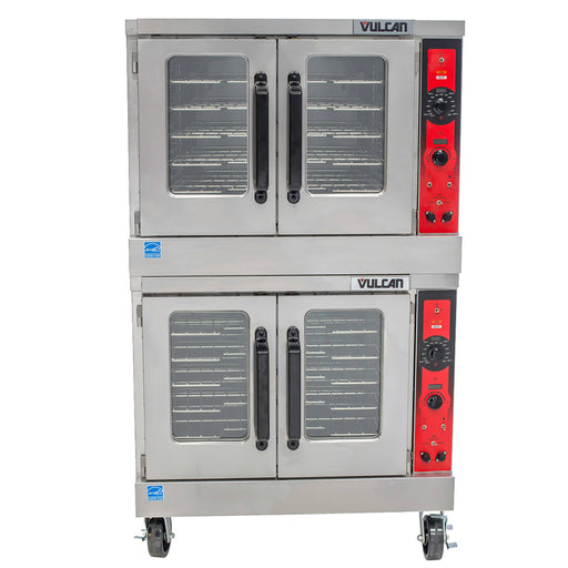 Vulcan VC55ED Double Full Size Electric Convection Oven - 25 Kw, 208v/1ph-cityfoodequipment.com