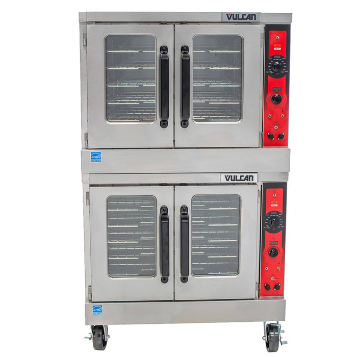 Vulcan VC55ED Double Full Size Electric Convection Oven - 25 Kw, 208v/1ph-cityfoodequipment.com