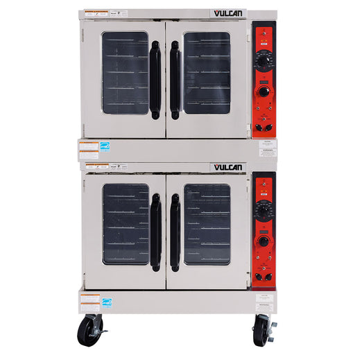 Vulcan VC55ED Double Full Size Electric Convection Oven - 25kw, 240v/1ph-cityfoodequipment.com