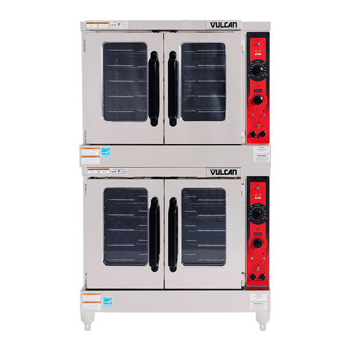 Vulcan VC55GD Double Full Size Liquid Propane Gas Convection Oven - 50,000 BTU-cityfoodequipment.com