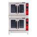 Vulcan VC55GD Double Full Size Natural Gas Convection Oven - 50,000 BTU-cityfoodequipment.com