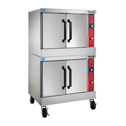 Vulcan VC66ED Bakery Depth Double Full Size Electric Convection Oven - 12.5 Kw, 240v/1ph-cityfoodequipment.com