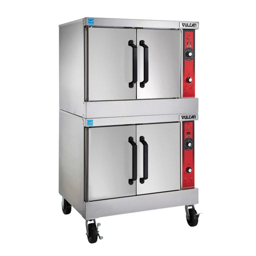 Vulcan VC66ED Bakery Depth Double Full Size Electric Convection Oven - 12.5 Kw, 240v/3ph-cityfoodequipment.com