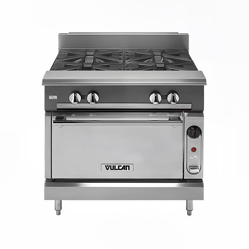 Vulcan VCBB24B 24" Gas Range W/ Charbroiler & Storage Base, Liquid Propane-cityfoodequipment.com