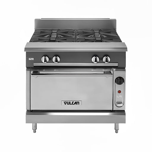 Vulcan VCBB24B 24" Gas Range W/ Charbroiler & Storage Base, Natural Gas-cityfoodequipment.com