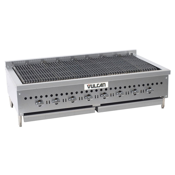 Vulcan VCCB47 46 3/4" Radiant Charbroiler W/ Cast Iron Grates, 116,000 BTU, Natural Gas-cityfoodequipment.com