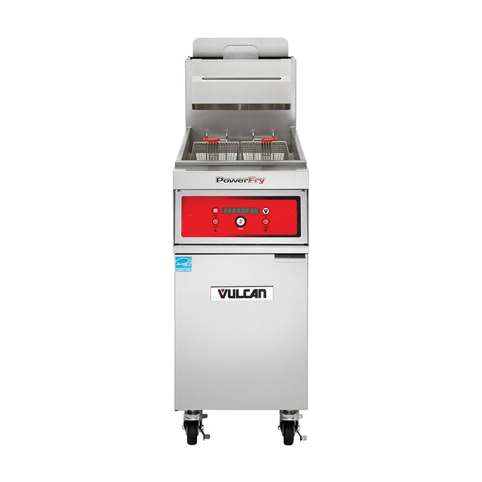 Vulcan 1TR45D Gas Fryer - (1) 50 Lb Vat, Floor Model, Natural Gas-cityfoodequipment.com