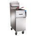 Vulcan 4TR85DF Gas Fryer - (4) 90 Lb Vats, Floor Model, Natural Gas-cityfoodequipment.com