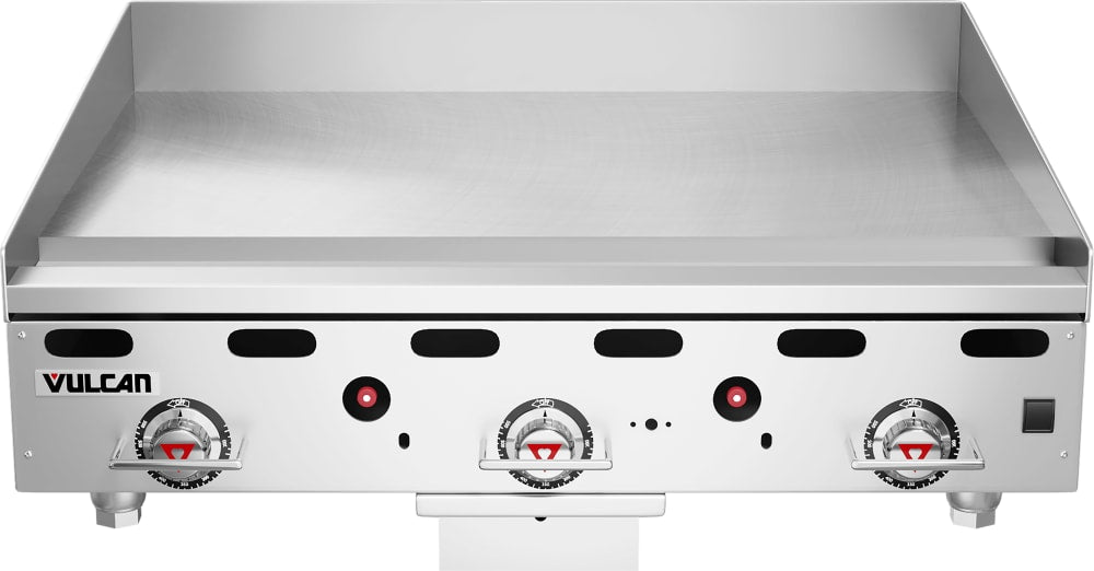 Vulcan MSA36-30 36" Gas Griddle W/ Thermostatic Controls - 1" Steel Plate, Liquid Propane-cityfoodequipment.com