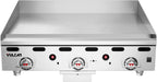 Vulcan MSA36-30 36" Gas Griddle W/ Thermostatic Controls - 1" Steel Plate, Liquid Propane-cityfoodequipment.com