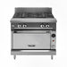 Vulcan V236HB 36" Gas Range W/ (2) Hot Tops & Storage Base, Natural Gas-cityfoodequipment.com