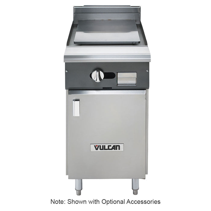 Vulcan V2B18B 18" 2 Burner Gas Range W/ Storage Base, Liquid Propane-cityfoodequipment.com