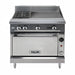 Vulcan V2BG4TB 36" 2 Burner Gas Range W/ Griddle & Storage Base, Natural Gas-cityfoodequipment.com
